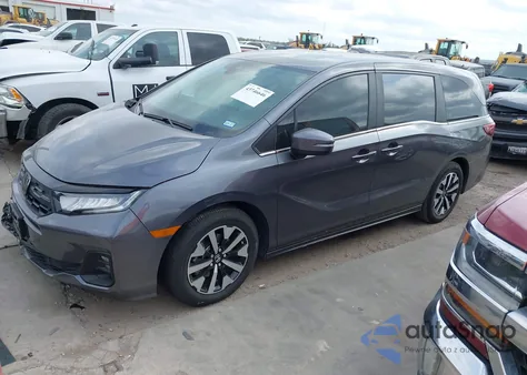 2025 Honda Odyssey Ex-L from USA, damaged, VIN 5FNRL6H6XSB038043